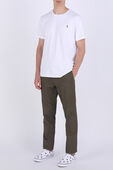 Slim Fit Pants in Army-Green